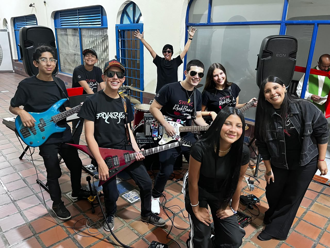 Swing Project Band ensayando